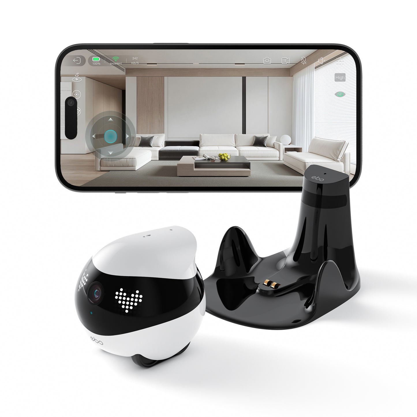 ENABOT - EBO Air 2, Robot compagnon pour la famille