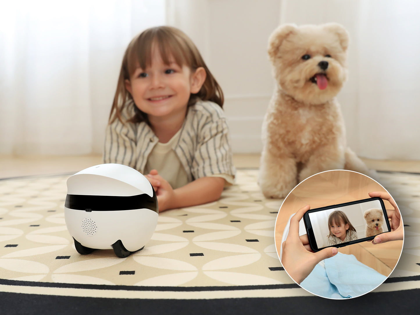 ROLA Mini – Robot compagnon 2K longue autonomie