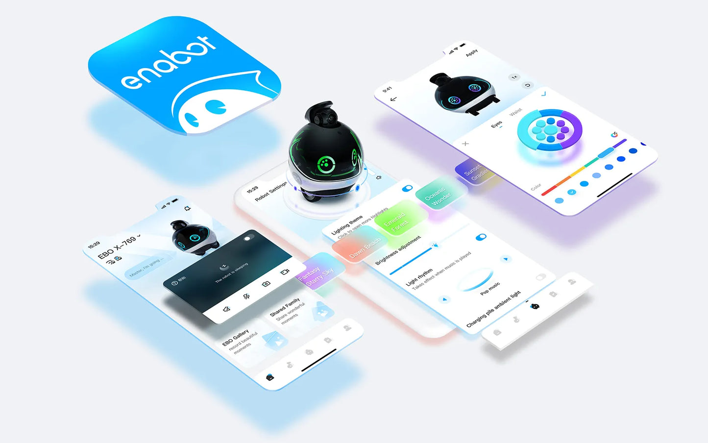 ENABOT - EBO X, Robot familial avec IA